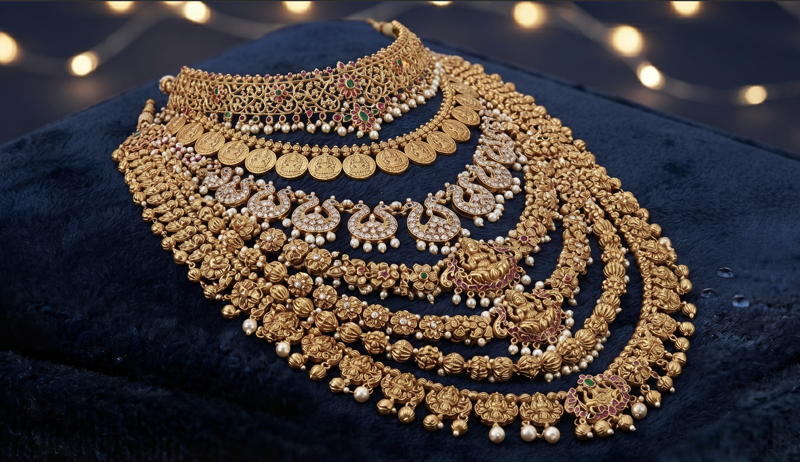 Kundan Jhumka Set
